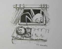 This Could Be Easily My Worst Nightmare 21 Day Of Inktober With Bugs Inkdrawing Inktober2018 Inktober Spider Faber Castell Pens Inktober Cool Art