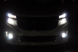 日産 エルグランド フォグランプled化part2 アンバーからホワイトへ エルグランド アンバー 日産