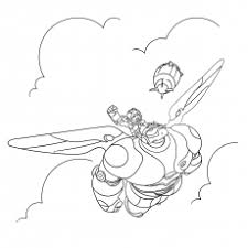 Coloring page big hero 6 baymax. Top 25 Big Hero 6 Coloring Pages