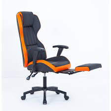 Scaune de birou, scaune operationale, scaune ergonomice, scaune directoriale, scaune de bucatarie. Scaun Directorial Us77 Kronos Negru Portocaliu Piele Ecologica Emag Ro