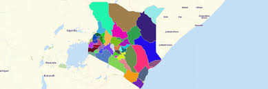 The population of the former provinces and current counties of kenya. Create A County Map Of Kenya Build Data Visualization Maps