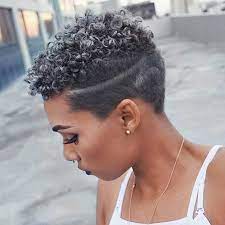 11 Fifty Shades Of Grey Rather Than Trying To Achieve One Solid Silver Or Grey Tone A Short Natural Curly Hair Curly Hair Styles Naturally Natural Hair Styles