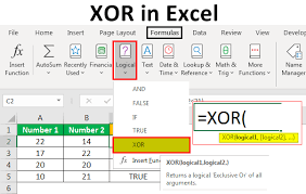 xor in excel how to use xor function in excel with examples