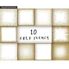 Gold Glitter Frames Digital Paper Clipart Golden Overlays Png Etsy Glitter Frame Digital Paper Wedding Frames