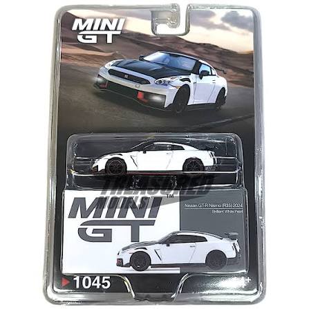 Nissan GTR R35 White Mini GT  1045 Blister