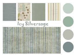 Complete the look by splashing an earth tone on the walls to bring everything together. Decorating With Blue And Gray Color Board Icy Silversage
