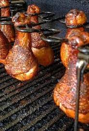 Smoked Chicken Legs Marinated 6hrs Rescue Rub On Meat Not Skin High Heat Smoke Usa Ironchefjoshua Grilllove Grilling Smoked Chicken Chicken Legs