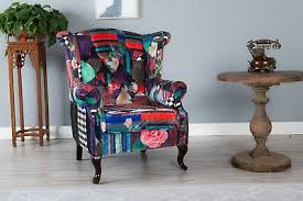 Patchwork consists of a combination of different patterns and colours and radiates a touch of nostalgia. Westwood Luxury Patchwork Chair Sofa Vintage Armchair Retro Fabric Tub Seat Pc01 Eur 331 94 Picclick At