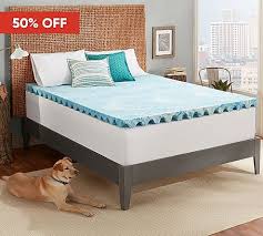 Sleepy S Cool Deluxe 3 Inch Gel Memory Foam Mattress Topper Gel Memory Foam Mattress Memory Foam Mattress Topper Foam Mattress Topper