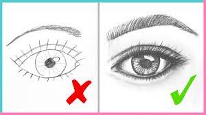 Then, draw an arch directly above the eye for the eyebrow. Dos Don Ts How To Draw Realistic Eyes Easy Step By Step Art Drawing Tutorial Makoccino