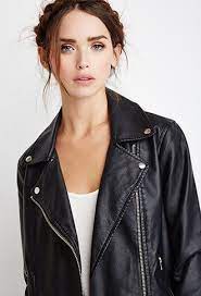 Women S Sale Women Faux Leather Moto Jacket Black Vegan Leather Jacket Leather Moto