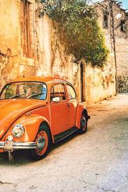 Vw Vosvos Vintage Delibal Delibal Vintage Vosvos Vw Beetles Dream Cars Orange Aesthetic