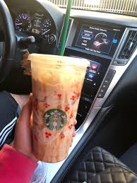 Black And White Mocha Starbucks Recipe Iced Coffee With 2 Pumps Of White Mocha 1 Pump Of Carmel Syrup With Heavy Cream Carm Starbucks Drinks Recipes Secret Starbucks Drinks Starbucks Coffee Drinks