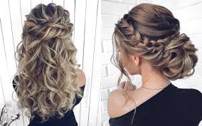 25 glamorous wedding hair half up half down hairstyles. 30 Half Up Half Down And Updo Wedding Hairstyles From Mpobedinskaya Roses Rings