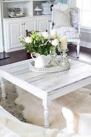 If you have a round table, i suggest going with a square or rectangular tray. Square Coffee Table Redo Confessions Of A Serial Do It Yourselfer