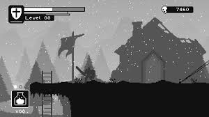 Black And White Pc Game Steam Unworthy On Steam Dark Souls Pixel Art Black And White
