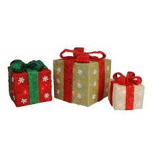 This mint handmade card box will become a safe. Set Of 3 Lighted Gold Green Cream Sisal Gift Boxes Christmas Outdoor Decorations Walmart Canada