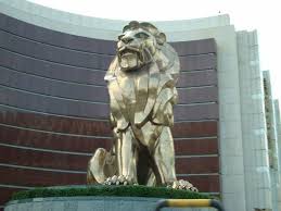 Movie studio home to the james bond franchise, for $8.45 billion, giving it a huge library of films and tv shows and ramping up competition with. Mgm Lion And The Lighting In The Back Is Stripes Not Dots As In Lv Picture Of Mgm Macau Tripadvisor