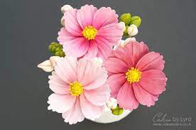 Gumpaste Cosmos Flower Tutorial