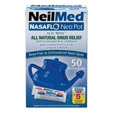 Neilmed Nasaflo Neti Pot Sinus Relief With Premixed Packets 50ct Target