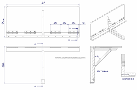 Wall Mounted Drop Leaf Folding Table Plan Wall Mounted Table Drop Leaf Table Diy Wall Mounted Desk Folding
