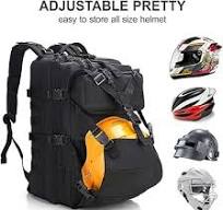 Amazon.com: YOUNGOA Men's Motorcycle Helmet Backpack, Black ...