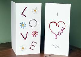 swarovski crystal handmade valentines day cards tutorial