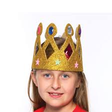 Baker Ross Gold Glitter Foam Crown for Kids Decoration (5 Pack) :  Amazon.com.au: Toys & Games
