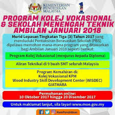 Permohonan ke kolej vokasional 2018. Permohonan Kemasukan Murid Bagi Smk Tun Abang Haji Openg Facebook