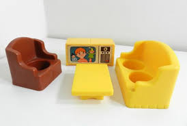 Vintage Fisher Price Little People Couch Chair Table By Jeweledluv 11 00 Vintage Fisher Price Little People Childhood Toys