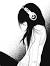 Headphone Brown Hair Shy Anime Girl