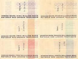 Room 606 A Complete Set Of Hyperinflation Banknotes Designed Inside The Bauhaus By Herbert Bayer 1923 Banknotes Design Vintage Stationery Design