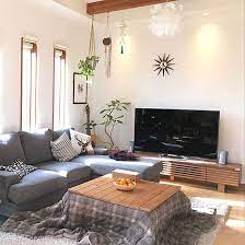 リビング こたつのある部屋 こどもと暮らす こたつ天板diy ニトリのソファー などのインテリア実例 2019 01 05 21 18 39 roomclip ルームクリップ リビング こたつ こたつ インテリア インテリア