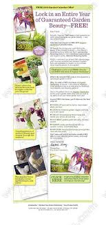 Company Organic Gardening Subject Garden Special Free Calendar And Free Trial Issue I Email Design Email Newsletter Template Newsletter Templates