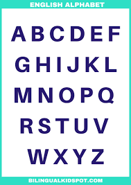 With russian being my 9th language that i'm learning, it is the hardest alphabet(of the ones with alphabets to learn) to memorize. English Alphabet Bilingual Kidspot