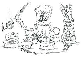 Haunted house coloring page printable author: 25 Free Printable Haunted House Coloring Pages For Kids