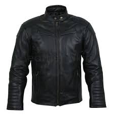 Men Black Motorcycle Biker Sleeve Padded Genuine Leather Jacket Best Leather Jackets Leather Jacket Men Leather Jacket Style