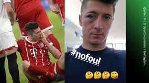 Born 21 august 1988) is a polish professional footballer who plays as a striker for bundesliga club bayern munich and is the. Foul Attacke Auf Lewandowski Fc Bayern Zieht Ins Cl Halbfinale Fc Bayern