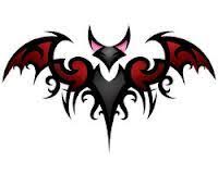 Black And Red Batman Tattoo Red Black Bat Bat Tattoo Batman Tattoo Tattoo Designs