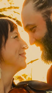 Aviva and I walking down the aisle