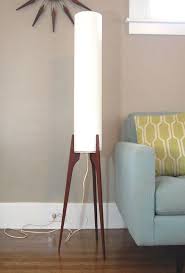 Cool Mid Century Modern Teak Tripod Floor Lamp From The 1960s This Rocket Ship Mid Century Floor Lamps Mid Century Modern Floor Lamps Mid Century Modern Lamps
