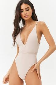Cutout Plunging One Piece Swimsuit Forever 21 In 2019