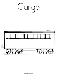 You can also do online coloring for freight train on railroad coloring page directly from your ipad, tab or on our webpage here. Cargo Coloring Page Twisty Noodle