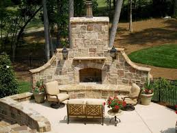 40 Best Large Backyard Ideas On A Budget Backyard Backyardideas Budget Outdoor Fireplace Patio Backyard Fireplace Outdoor Stone Fireplaces