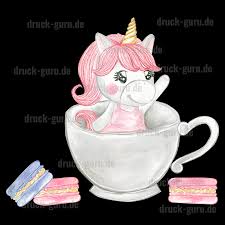 Bügelbild "Einhorn Mug Doris"