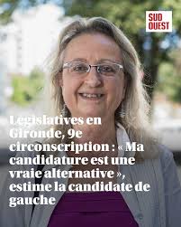 La socialiste Corinne Martinez est la candidate du Nouveau Front populaire.  Elle espère battre les candidats de la majorité présidentielle et du RN.  Ses priorités : justice sociale, services publics et environnement