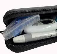 TUFF LUV EVA Hard Shell [Crush Free] Gadget Bag Case Cover for Most Blood  Glucose, Diabetes , Cholesterol , Ketone Monitors (Accu-Chek / Aviva Nano,  ...