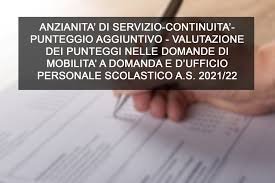 Le fasce stipendiali sono 9 anni 6 anni 6 anni 7 anni 7 anni. Anzianita Di Servizio Continuita Punteggio Aggiuntivo Valutazione Dei Punteggi Nelle Domande Di Mobilita A Domanda E D Ufficio Personale Scolastico A S 2021 22 Aclis