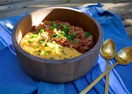 Giada de laurentiis explains how polenta, which is made of cornmeal, is italy's version of mashed potatoes. Healthy Recipe Peruvian Adobo Pulled Pork With Polenta Healthy Travel Blog