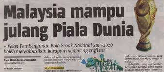 Apakah perbezaan bola sepak di malaysia dan jepun? Malaysia Piala Dunia